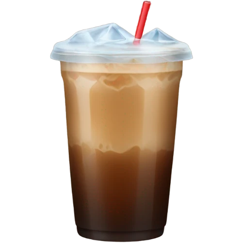Ice coffee emoji