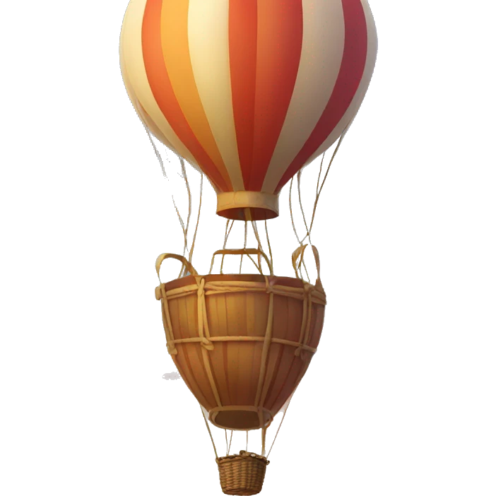 hot air balloon emoji