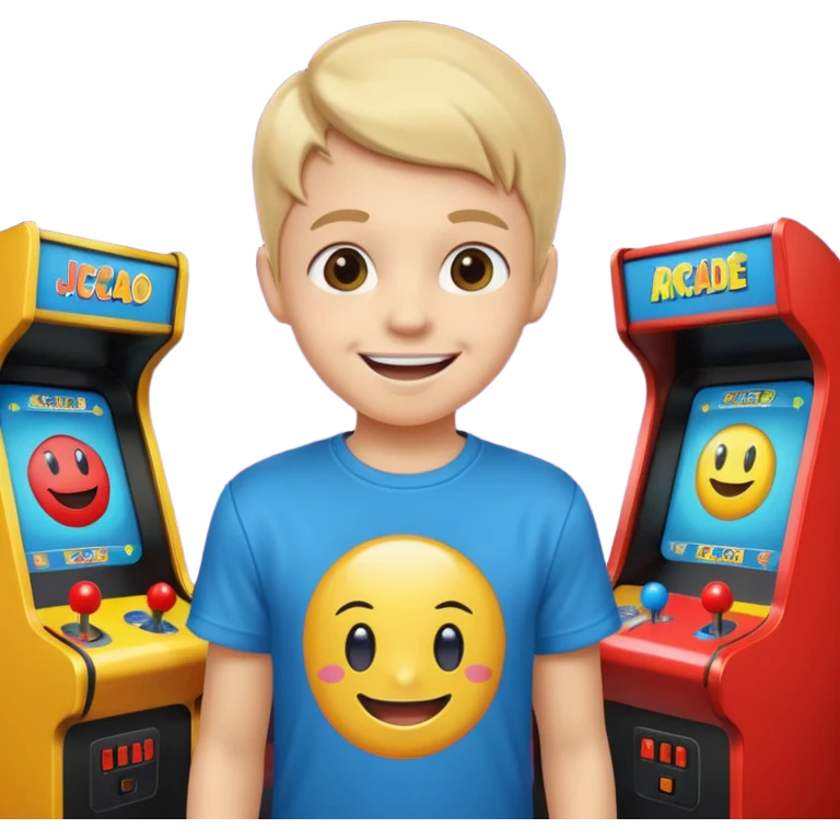 Retro Arcade Kid emoji