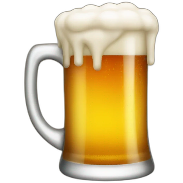 Tasty beer emoji