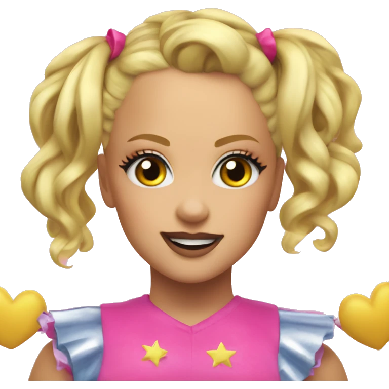 jojo siwa in her music video “karma” emoji