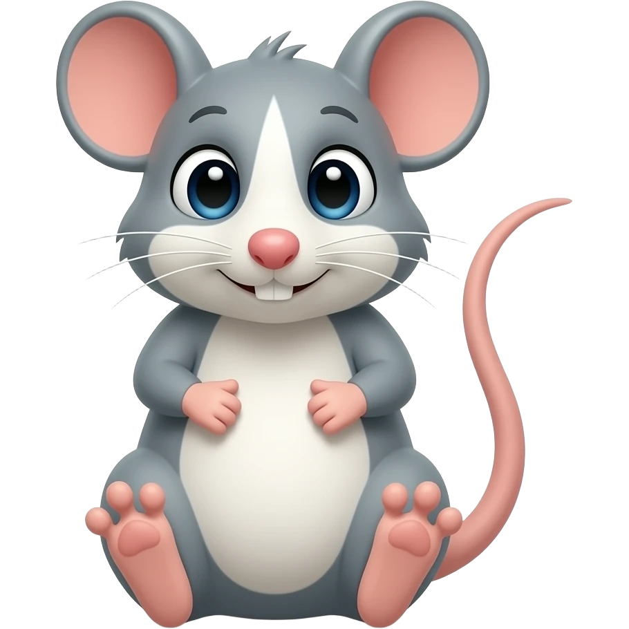 Mouse fazendo 3 emoji