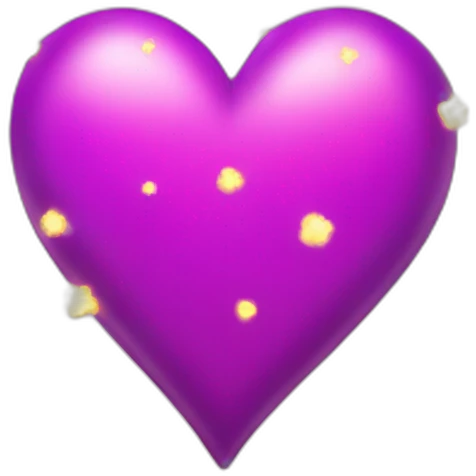 pink-and-purple-heart-with-yellow-sparkles emoji