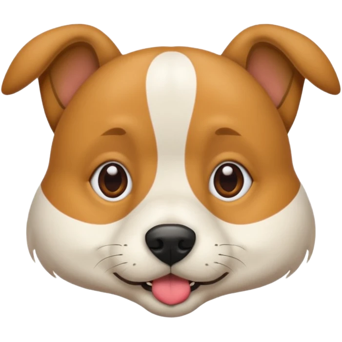 Dog wearing a Hodorkovszkij emoji