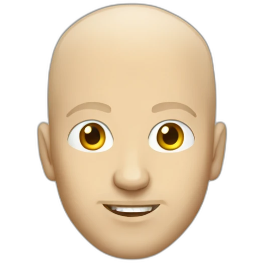 a bald white man in a revolution emoji