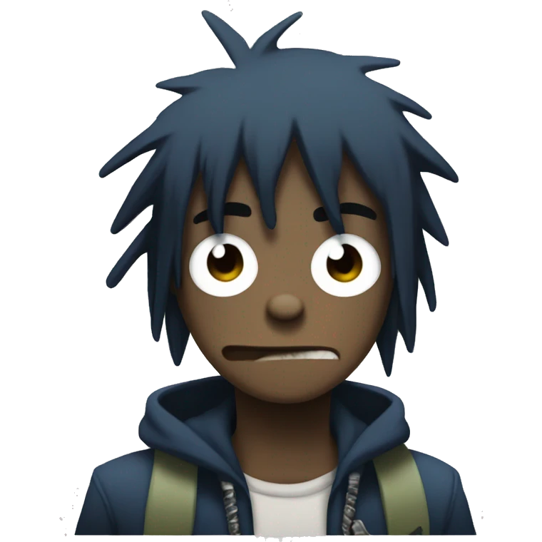 2D from gorillaz  emoji