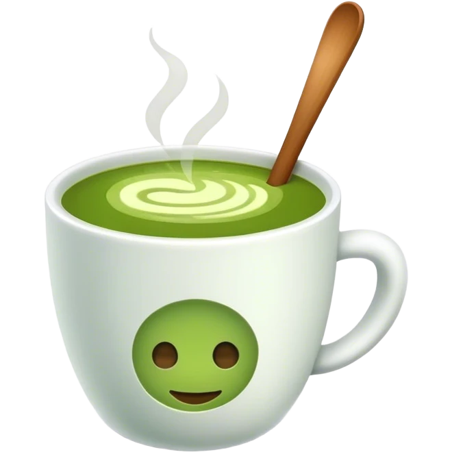 matcha cup emoji