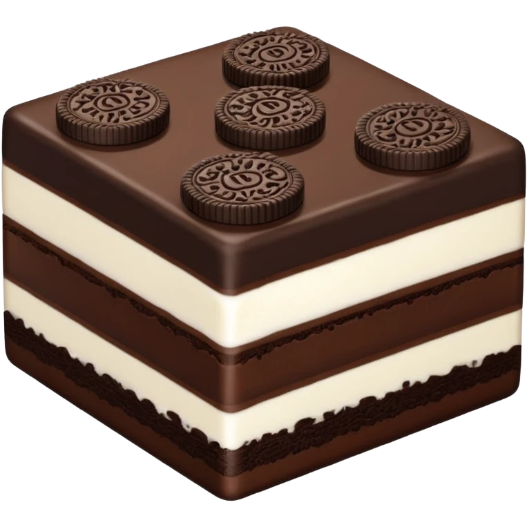 oreo cake squar shape emoji