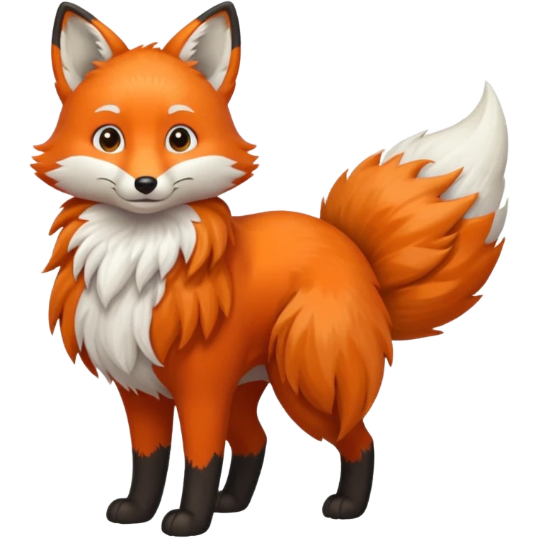 big fox tail emoji