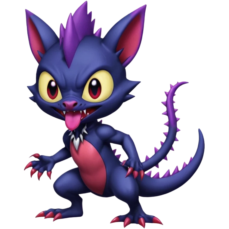 Venom-Stitch-Sneasel-fusion, full body emoji