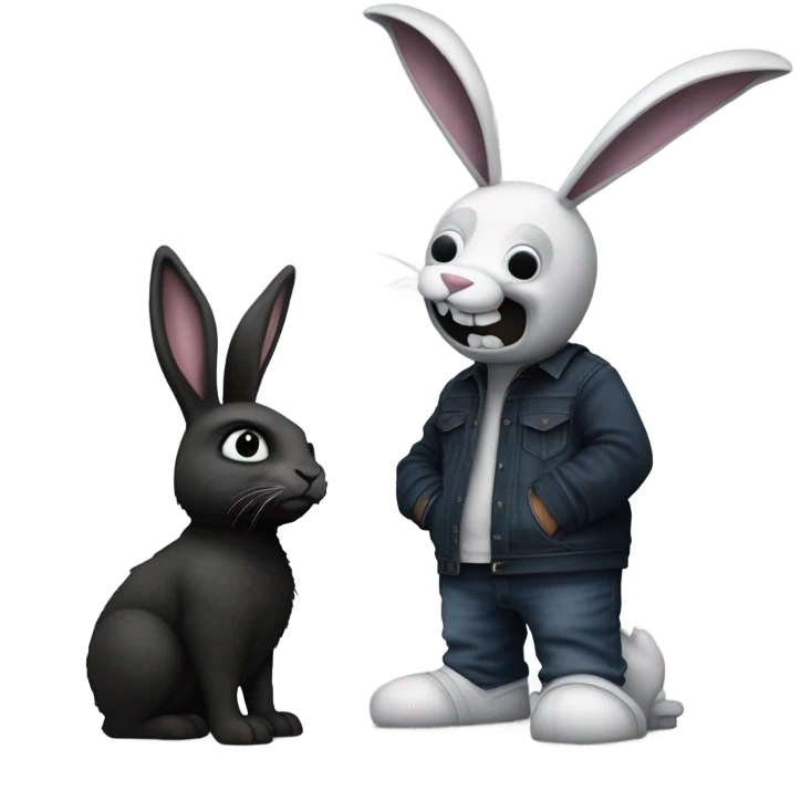 donnie darko with frank emoji