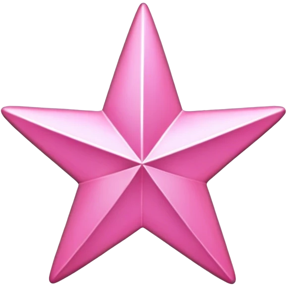 pink stars exactly like from logo of NFL steelers . only need stars emoji