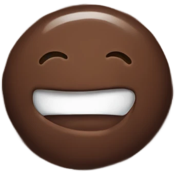 Chocolate bar wearing amour emoji
