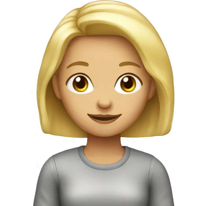 Blond girl emoji