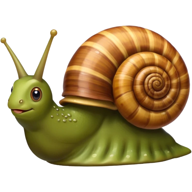 Snail working hard emoji