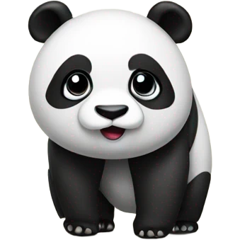 Panda with a big butt emoji