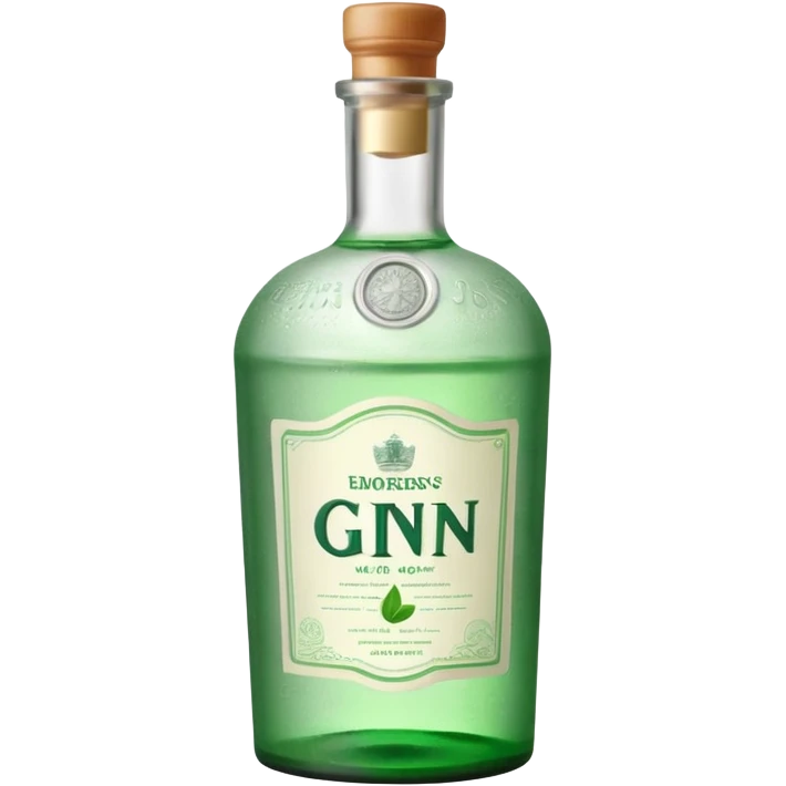 Bottle of Gin emoji
