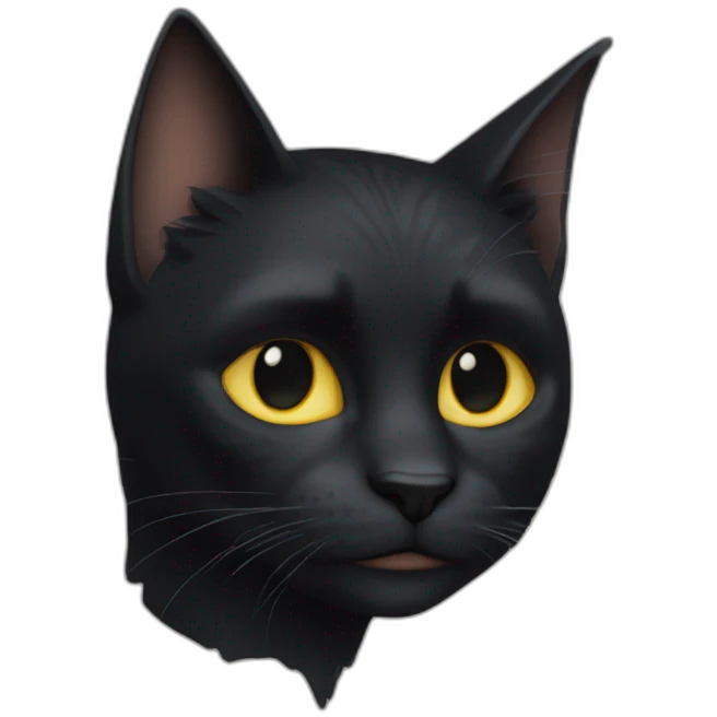 chat noir et boanc emoji