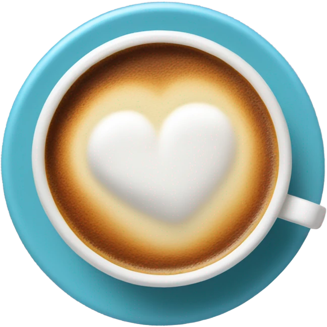 coffee with a heart on it  emoji