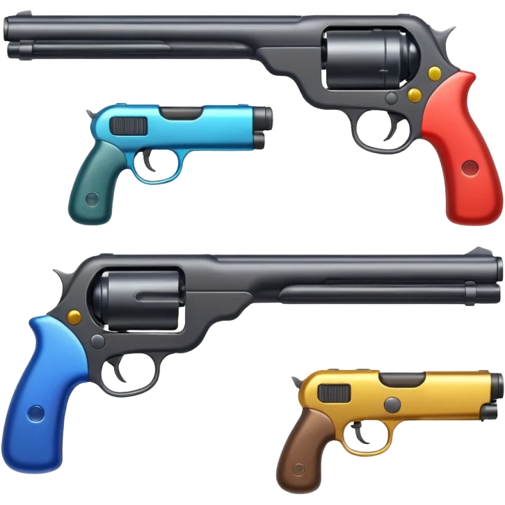 5 guns emoji