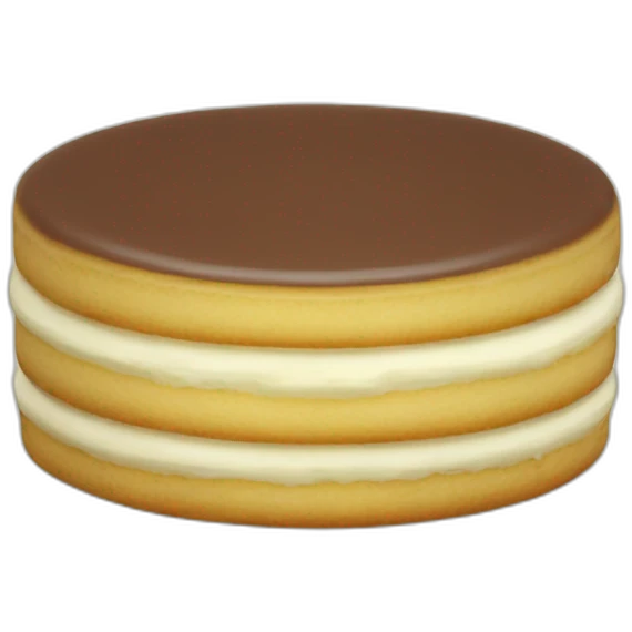 white chocolate alfajor emoji