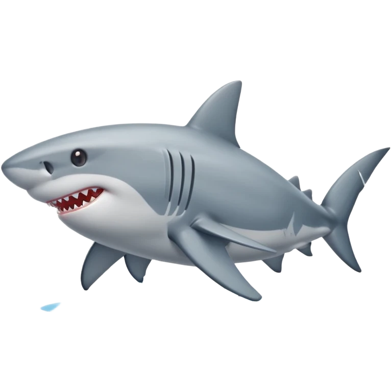 Shark wearing slides emoji