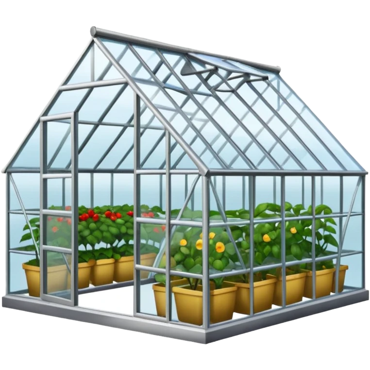 Large greenhouse emoji
