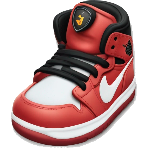 Jordan 1 firefighter edition emoji