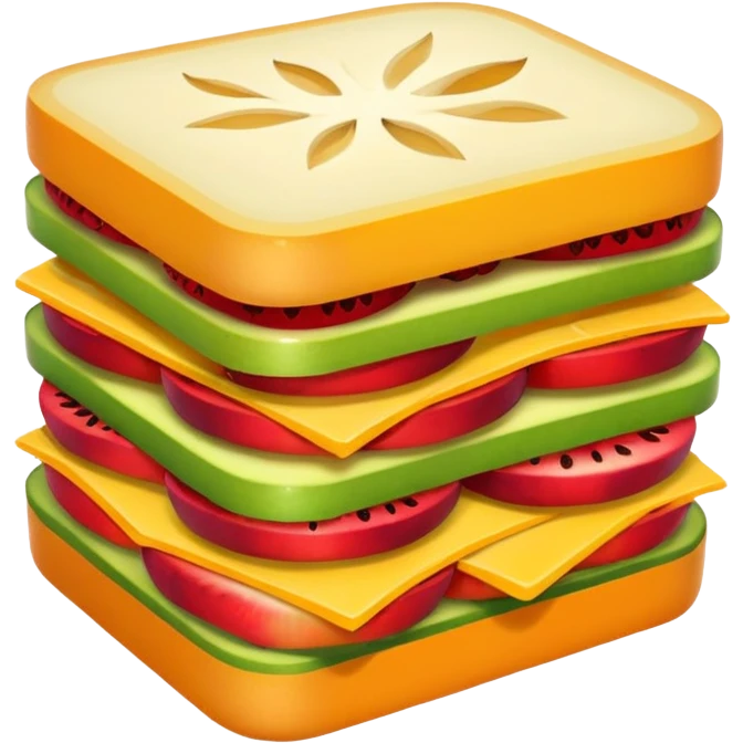 Fruit sando emoji