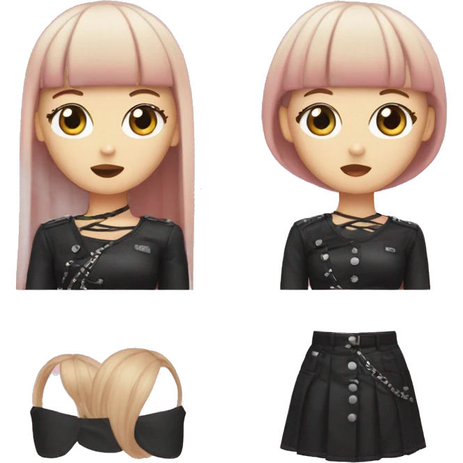 blackpink lisa emoji face emoji