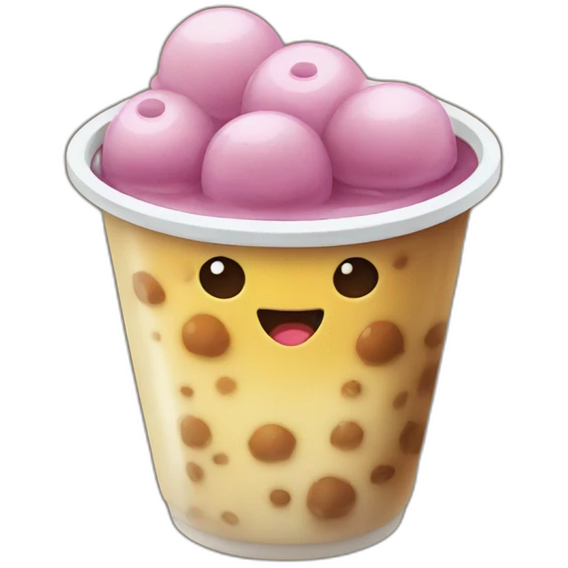 Cup of boba emoji