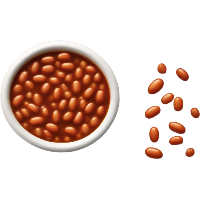 Baked bean emoji