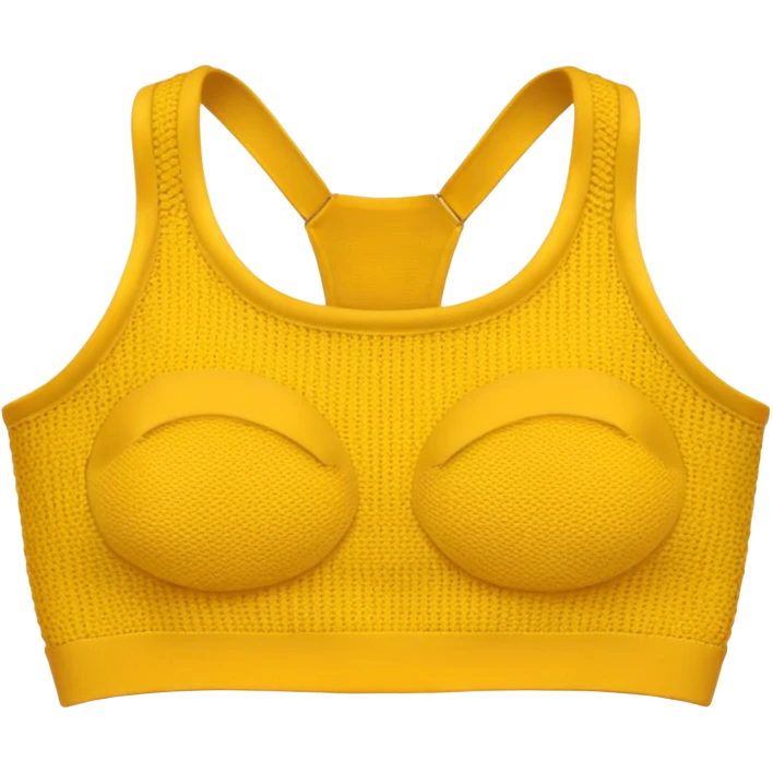 golden yellow crop top. emoji