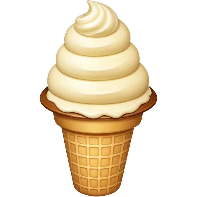 vanilla ice cream emoji