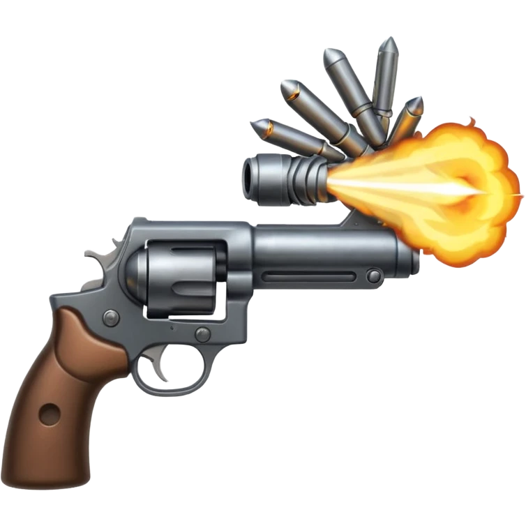 gun firing emoji