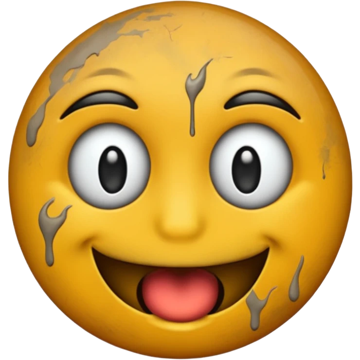 A dirty emoji with a v emoji