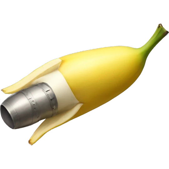 Banana rocket emoji
