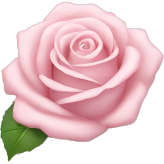 White envelope with light pink rose emoji