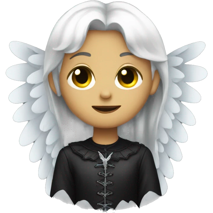 Gothic angel emoji