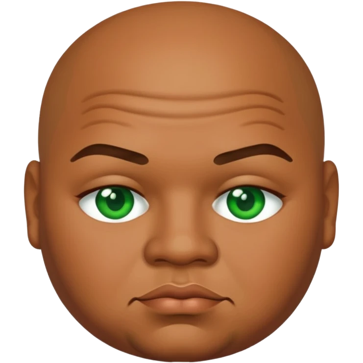 Fat Joe with green eyes emoji