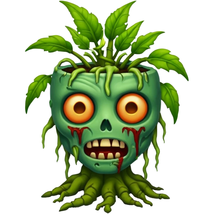 zombie plant emoji