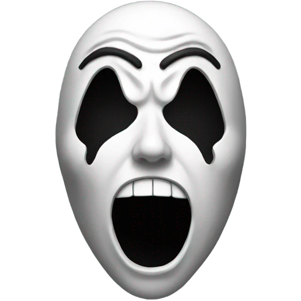 Scream mask emoji
