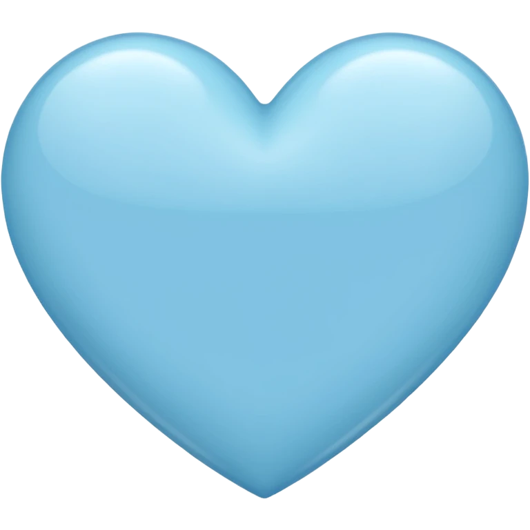 light blue heart emoji