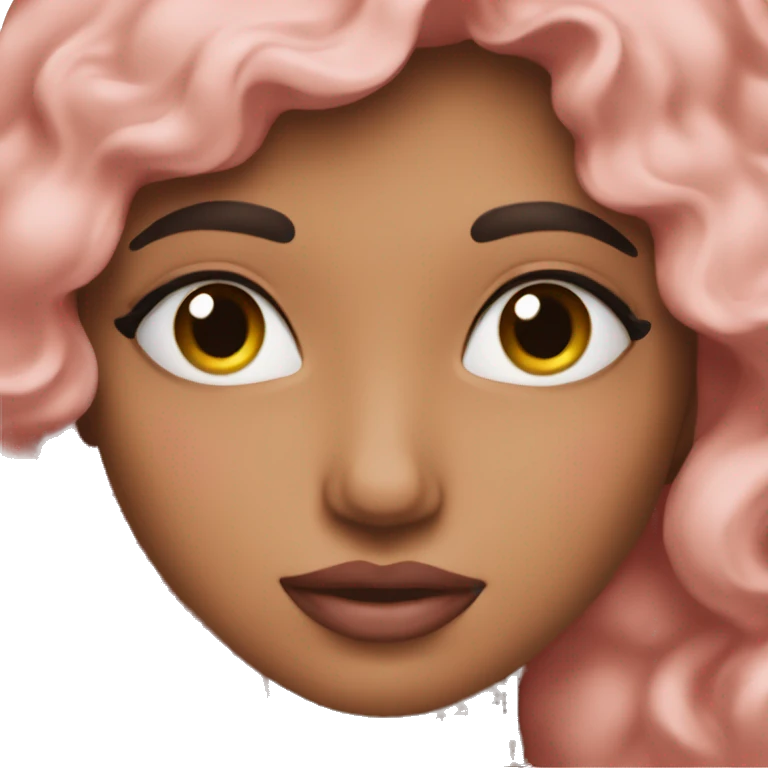The rare beauty blush but in an emoji version  emoji