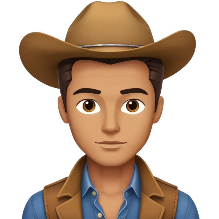 Handsome Western male fashion model with chiseled features, styled hair, designer clothes emoji