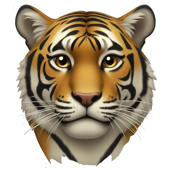 tigre triste emoji