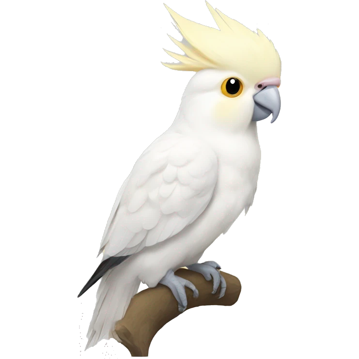 Albino cockatiel emoji