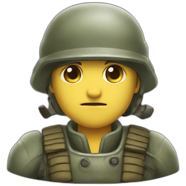 The Metal Slug X soldier emoji