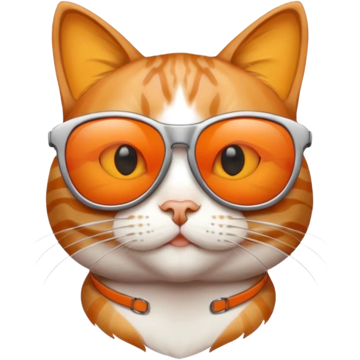 Cat wearing sunglasses emoji