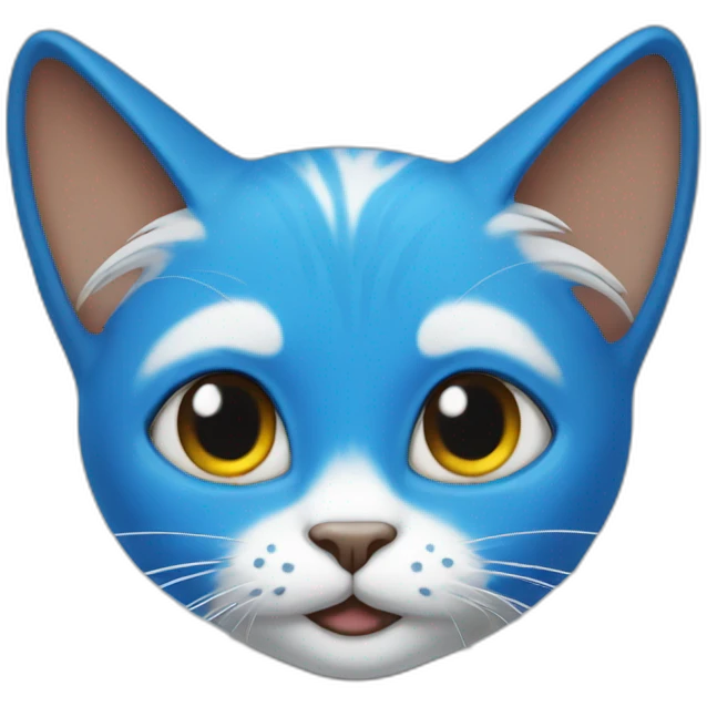 Smurf cat emoji